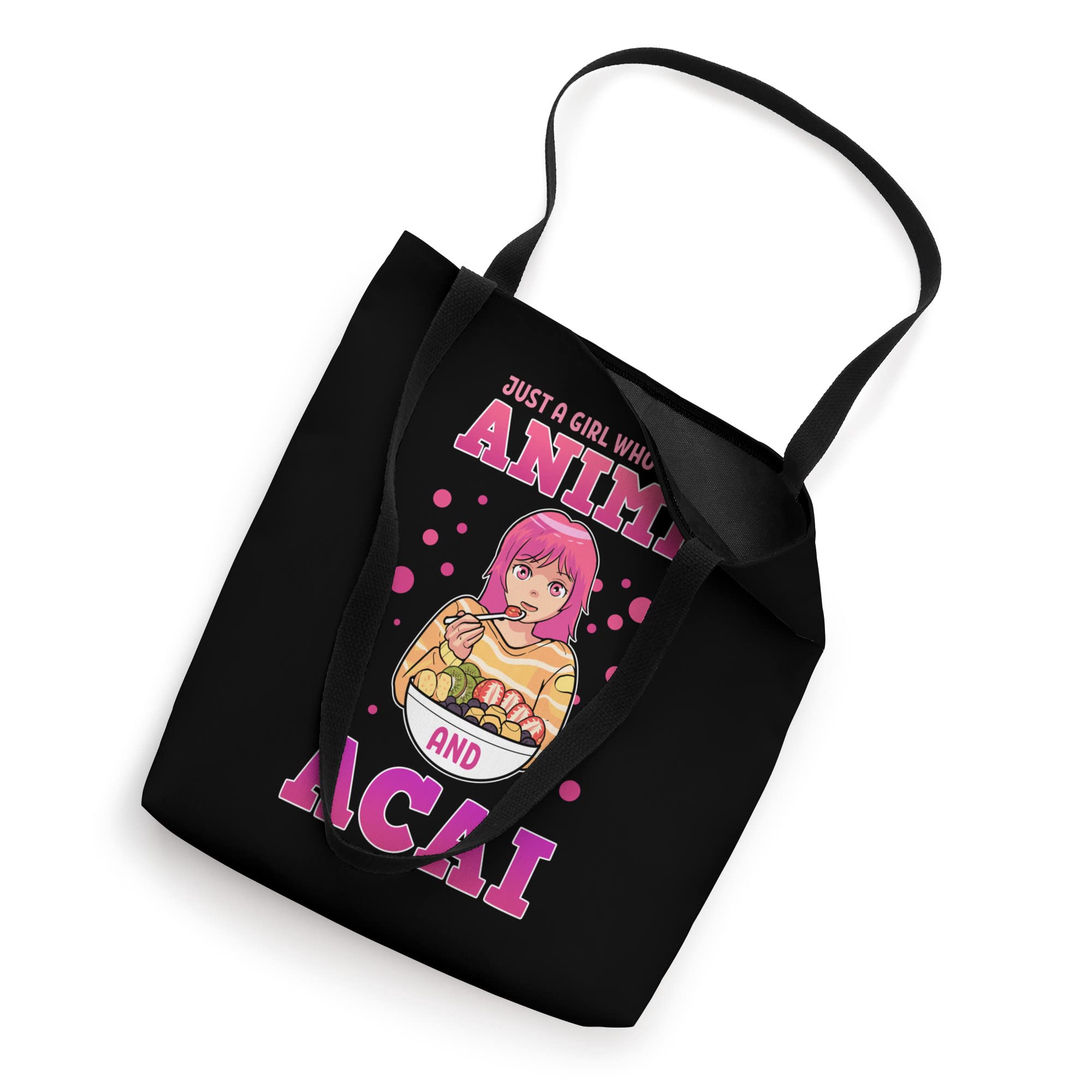 Just A Girl Who Loves Anime And Acai Berries Superfood Tote Bag