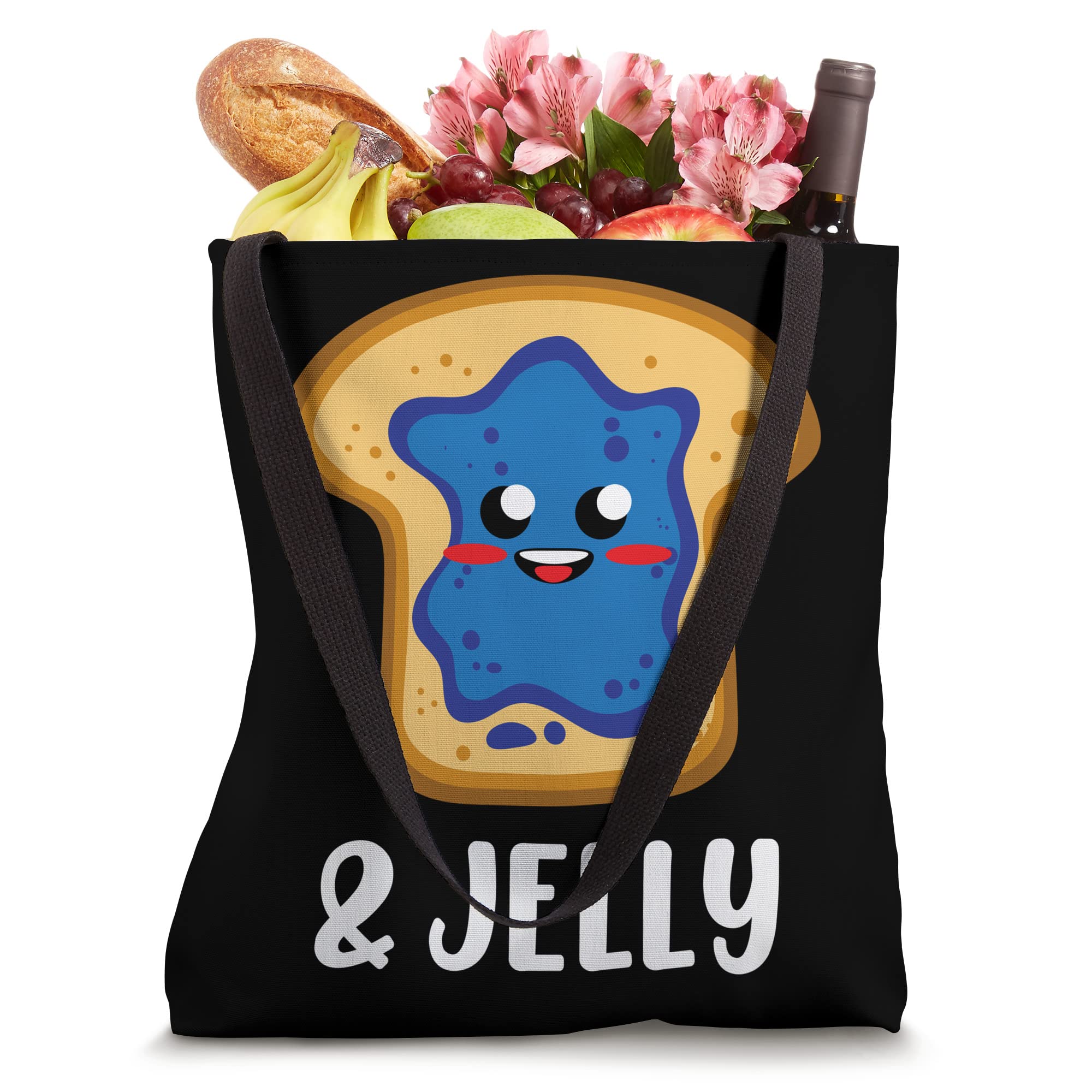 Blueberry And Jelly Blueberries Eater Berry Lover Graphic Tote Bag