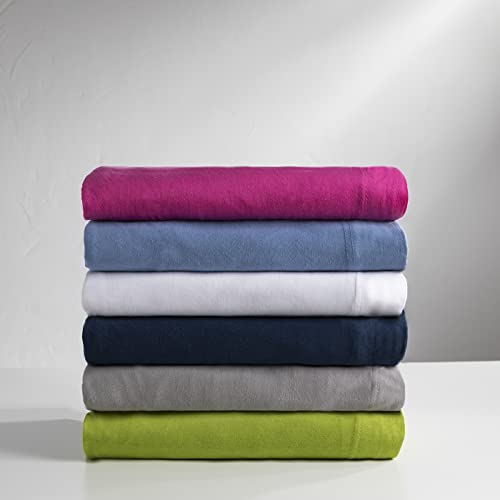 Baltic Linen Jersey Cotton Sheet Set, King, Lime Green, 4 Piece