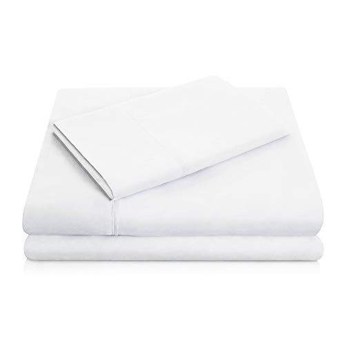 MALOUF Double Brushed Microfiber Super Soft Luxury Bed Sheet Set - Wrinkle Resistant - Queen Size - White