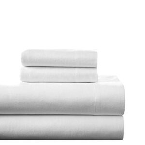 California King Extra Deep Pocket Sheets Sets 4 Piece, Extra Deep Pocket Sheets 400 Thread Count 100% Egyptian Cotton Extra Deep Pocket Fitted Sheet Fit Upto 18 to 24 Inch High Mattress White Solid