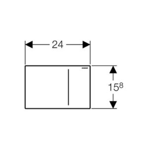 Geberit 115.620.SI.1 Toilets and Bidets, White