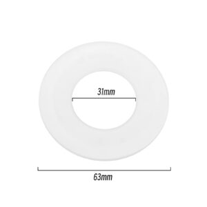 Create idea 5Pcs Toilet Flush Valve Seal Ring Replacement 816.418.00.1 Compatible with Geberit Flush Valves Flush Valve Base Sealing Washer Silicone