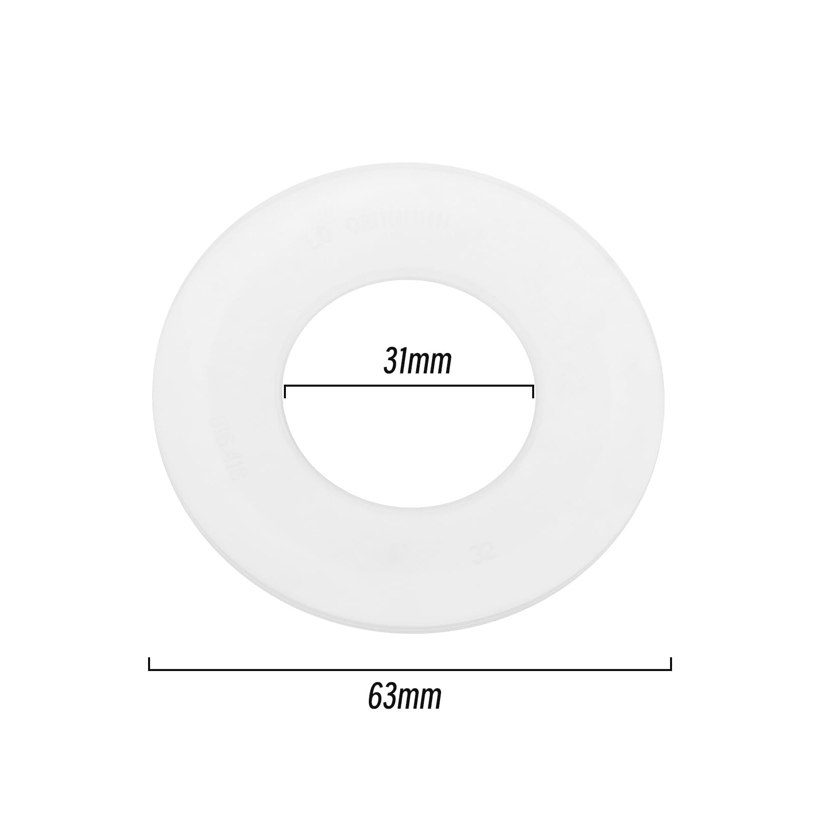 Create idea 5Pcs Toilet Flush Valve Seal Ring Replacement 816.418.00.1 Compatible with Geberit Flush Valves Flush Valve Base Sealing Washer Silicone