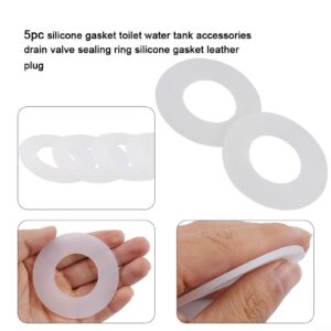 5pcs Seal Washer for Geberit Silicone Rubber Flush Valve Seal Washer Diaphragm 816.418.00.1