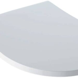 Geberit K13689 iCon Toilet Seat Slim Design with Soft-Close Mechanism and Quick Release White