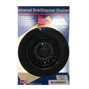 Universal Sink/Disposer Strainer (Model #: 152.101.FG.1) - Black