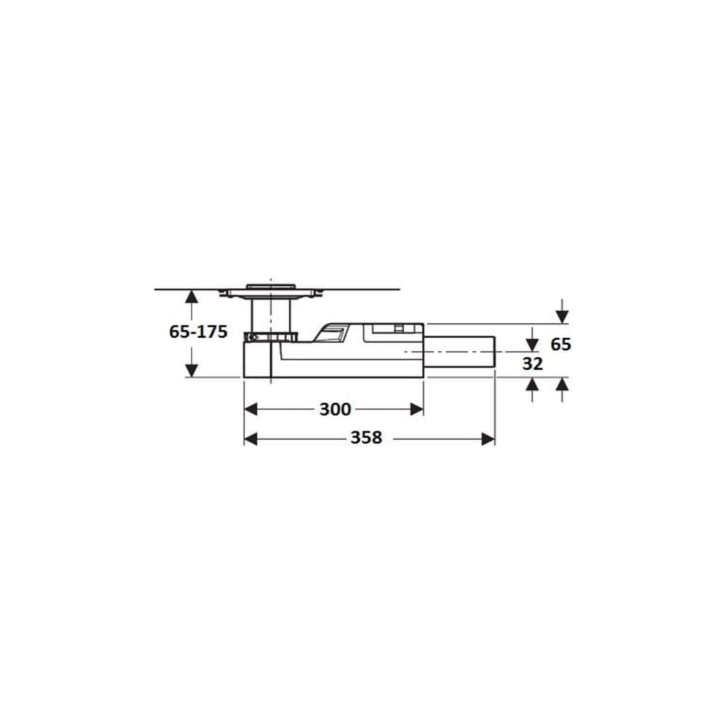 geberit-154,052,00.1 Wells Shower CleanLine Implement