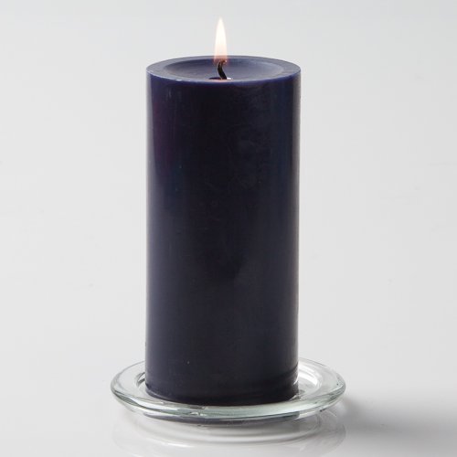 Richland® 3" X 6" Hand Poured Navy Blue Pillar Candle