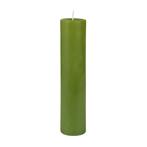 2 x 9 Sage Green Pillar Candle