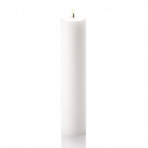 richland® 2" x 9" pillar candles white set of 10