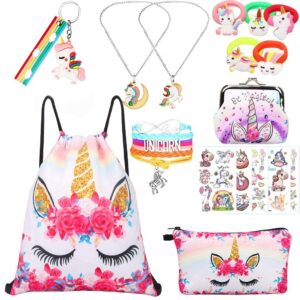 RHCPFOVR Unicorn Gifts for Girls - Unicorn Bag,Girls Gifts,Birthday Decorations for Teen Girls 8 Pcs