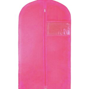 Kids Garment Bag, 30inch x 18inch Breathable Clothes Cover for Baby Toddler and Child Garment Bag for Kids suit, Kids Garment Bags For Travel (Yellow, 30"x1Pack-Yellow) (Pink)