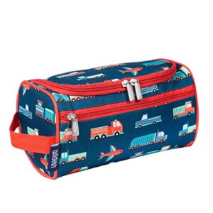 wildkin toiletry bag for boys, girls, and adults, toiletry bags measures 9.5 x 5 x 5 inches, multifunctional, spacious and ideal sized for weekend or overnight travel bag, bpa-free (transportation)