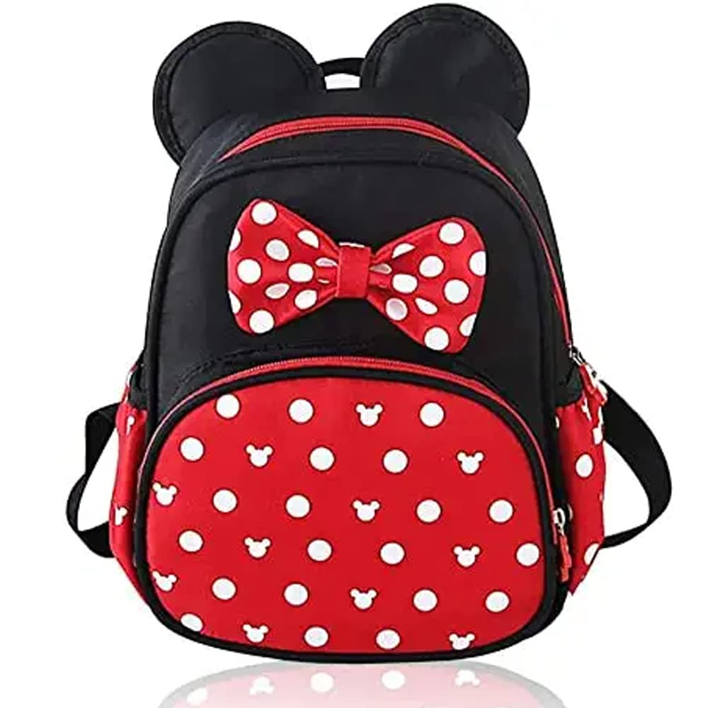 Voikukka Cute Kids Backpack for Girls Toddler Backpacks Little Girl Kindergarten School Backpack Kid Preschool Backpack Small Childrens Bookbag Mini Mouse Gift Travel Backpack