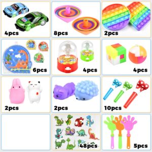 soi-meme 150 pcs Party Favors for Kids, Pinata Stuffers Goodie Bags Fillers for Kids Birthday Party Treasure Box Prize Box Toys for Kids Classroom Assortment Party Toys Fidget Party Favors Bulk