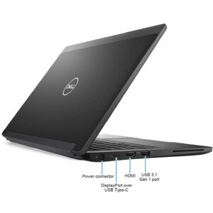 Dell Latitude 7390 13.3" FHD Touchscreen Laptop, Intel Core i5-8350U, 16GB DDR4 RAM, 512GB NVMe M.2 SSD, Fingerprint Reader, Backlit Keyboard, Face Recognition, CAM, Windows 10 Pro (Renewed)