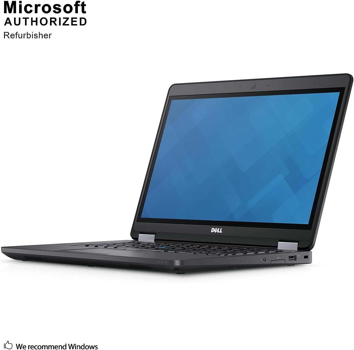 Dell Latitude E5470 14" Laptop, Intel Core i7 6600U to 2.6GHz, 16 GB RAM, 256 GB SSD, Windows 10 Pro (Renewed)