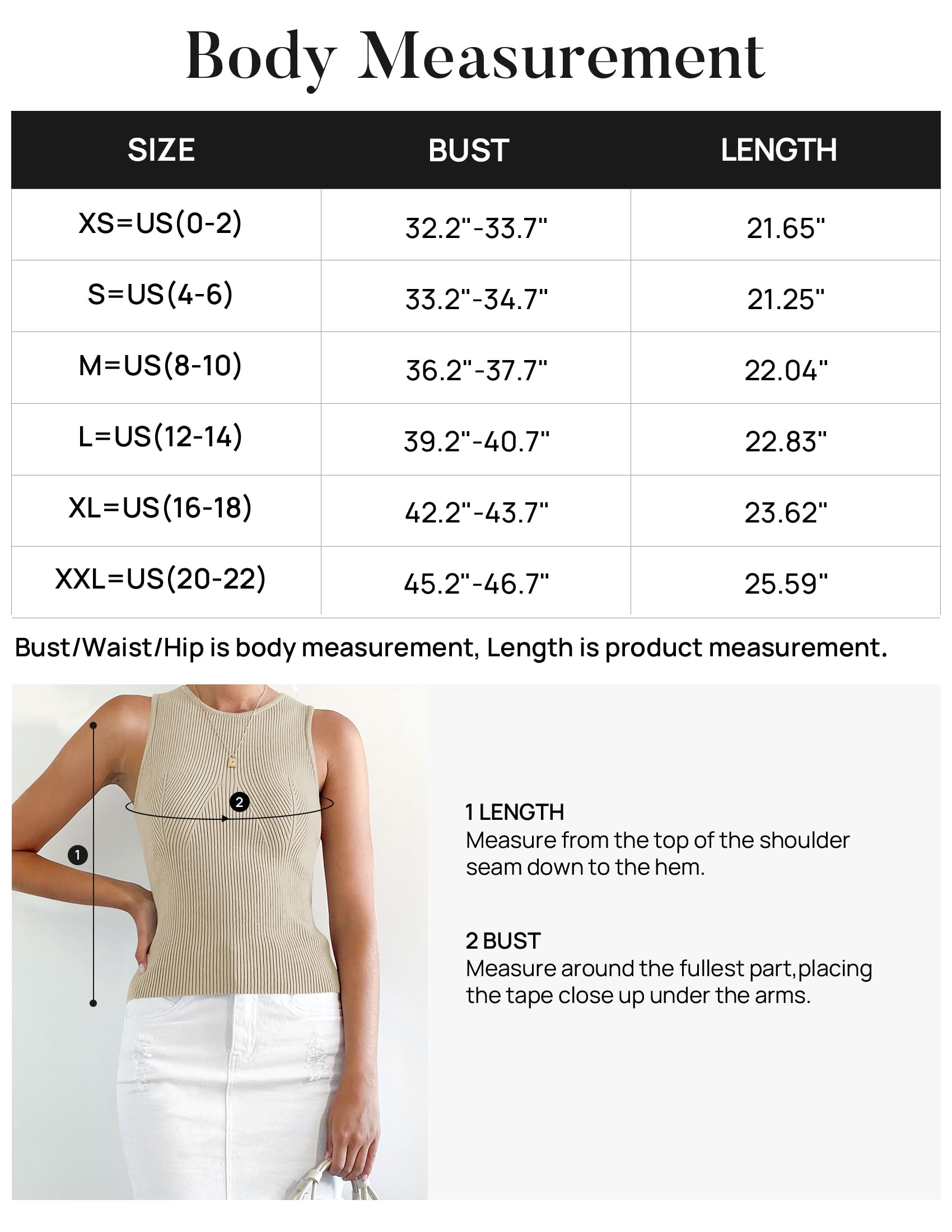 ZESICA Womens Ribbed Tank Tops 2024 Summer Sleeveless High Neck Casual Slim Fitted Basic Knit Shirts,Sand,Small