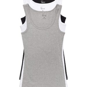 Felina Women's Cotton Ribbed Tank Top 3-Pack