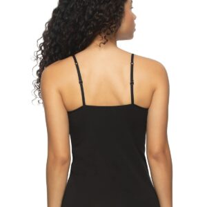 Felina | Cotton Modal Camisole | Stretch | Basic (Black, Small)