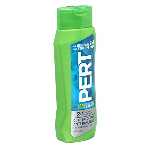 PERT 2 IN 1 Shampoo and Conditioner, Anti-Dandruff, 13.5 Fl. Oz (Pack of 6)