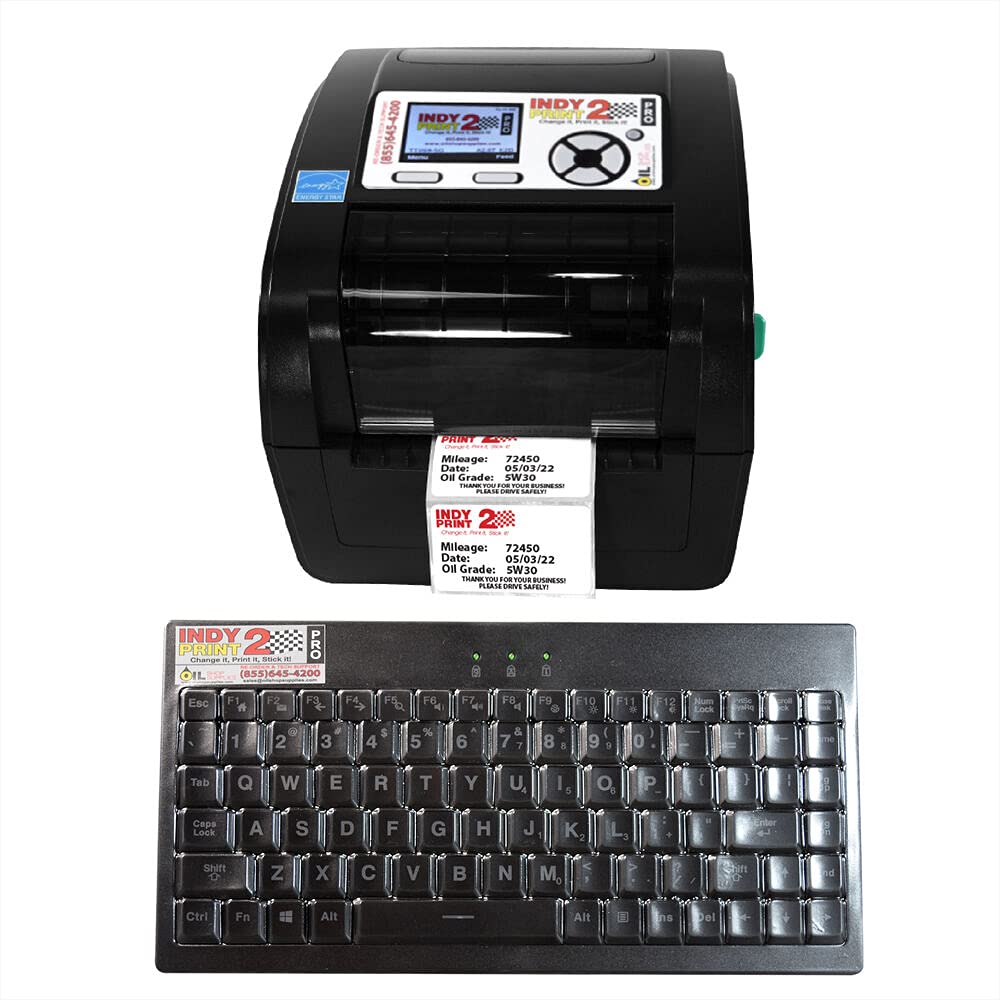 Oil Change Reminder Printer - System Kit w/ 1000 Stickers + Ink Ribbon