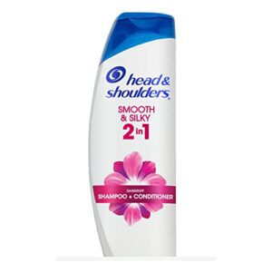 head and shoulders smooth & silky paraben free 2in1 dandruff shampoo and conditioner, 12.8 fl oz