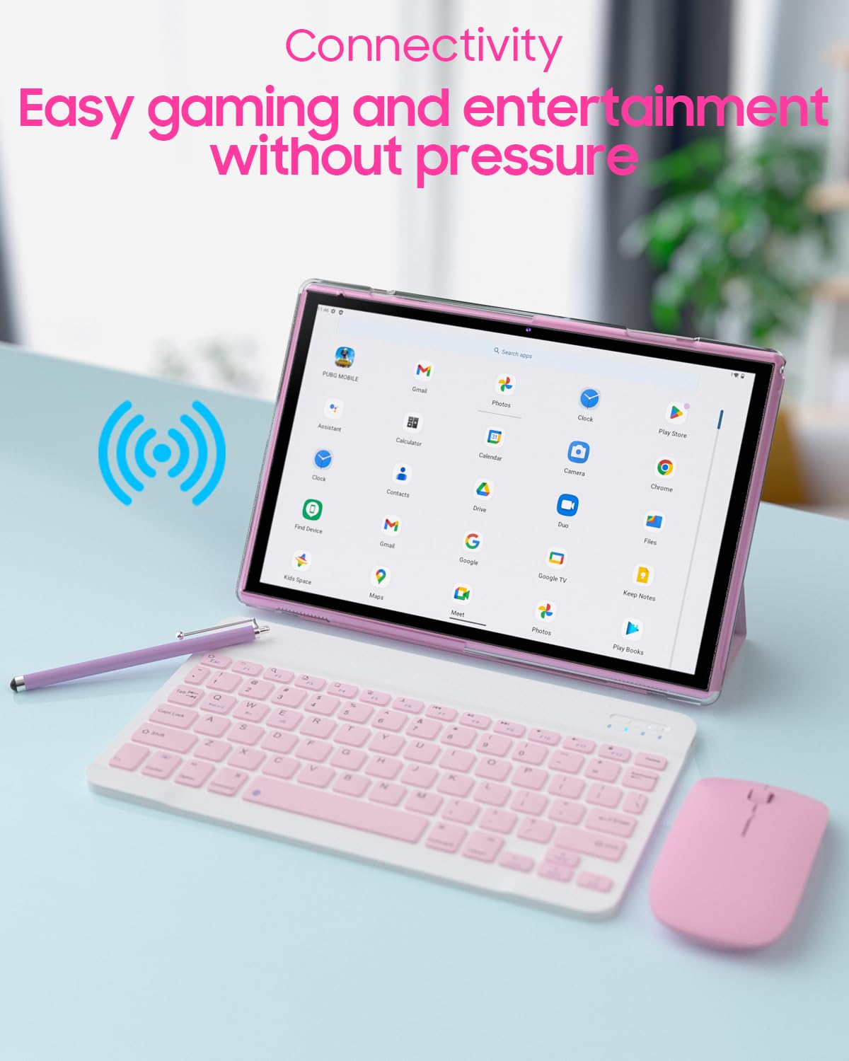 Tablet 2 in 1 Android 11 Tablets with Keyboard 10 inch Tabletas, Include Mouse Stylus Case Tempered Film, 6000mAh Tablet 32GB ROM 512GB Expandable Tableta, 8MP Dual Camera, WiFi BT Google Tablet PC.