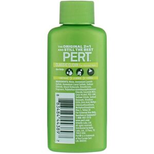 Pert Plus 2-in-1 Shampoo & Conditioner, Classic Clean 1.70 oz (Pack of 6)