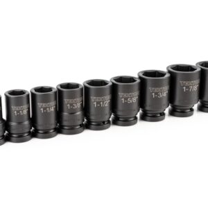 TEKTON 1 Inch Drive Deep 6-Point Impact Socket Set, 9-Piece (1-2 in.) | 4892