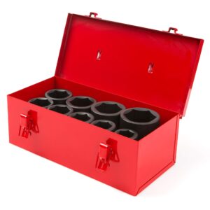 TEKTON 1 Inch Drive Deep 6-Point Impact Socket Set, 9-Piece (1-2 in.) | 4892