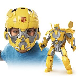 Transformers Toys Rise of The Beasts Movie Bumblebee 2-in-1 Converting Roleplay Mask Action Figure for Ages 6 and Up, 9-inch