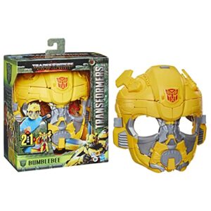 Transformers Toys Rise of The Beasts Movie Bumblebee 2-in-1 Converting Roleplay Mask Action Figure for Ages 6 and Up, 9-inch