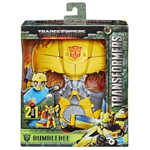 Transformers Toys Rise of The Beasts Movie Bumblebee 2-in-1 Converting Roleplay Mask Action Figure for Ages 6 and Up, 9-inch