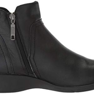 Propét Womens Waverly Zippered Casual Boots Ankle Low Heel 1-2" - Black - Size 8 2E