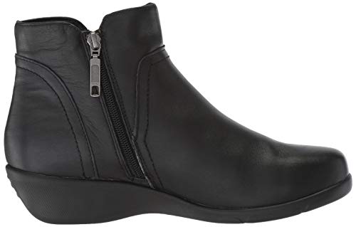 Propét Womens Waverly Zippered Casual Boots Ankle Low Heel 1-2" - Black - Size 8 2E