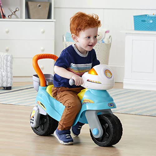 VTech 3-in-1 Step and Roll Motorbike (Frustration Free Packaging), Teal, Large