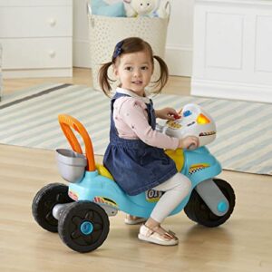 VTech 3-in-1 Step and Roll Motorbike (Frustration Free Packaging), Teal, Large