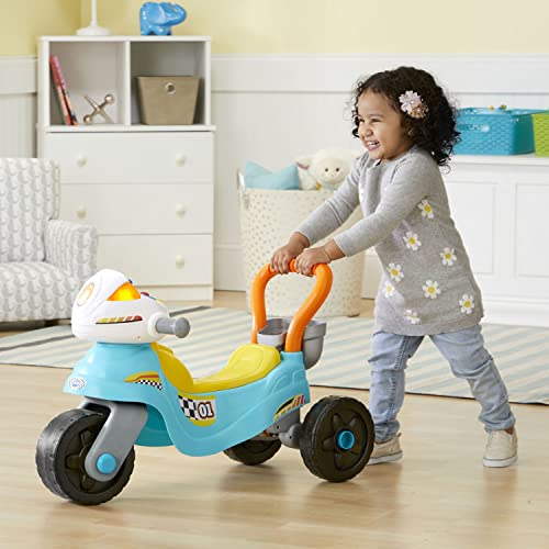 VTech 3-in-1 Step and Roll Motorbike (Frustration Free Packaging), Teal, Large