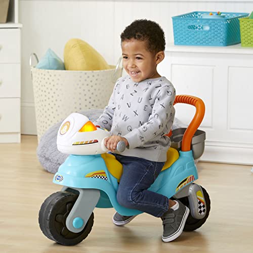 VTech 3-in-1 Step and Roll Motorbike (Frustration Free Packaging), Teal, Large