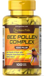 puritan's pride bee pollen complex 1000 mg-100 caplets