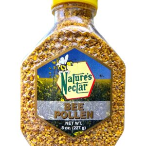 Bee Pollen 8 oz. Pure Premium Natural Wildflower Bee Pollen Packed with approximately 250 Powerful substances, including enzymes, vitamins, minerals, lipids and fatty acids, amino acids! Keto Friendly