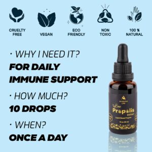 Anatolia Life Natural Bee Propolis Extract, 30 mL, Advanced Liquid Tincture Immune System Booster and Seasonal Defense, Pure High Potency Herbal Supplement, Non-GMO (Propolis (2) Pack)…