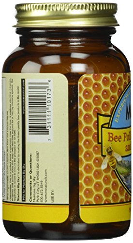 Honey Gardens Bee Pollen Royal Jelly and Propolis Capsules, 90 Count