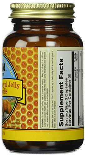 Honey Gardens Bee Pollen Royal Jelly and Propolis Capsules, 90 Count