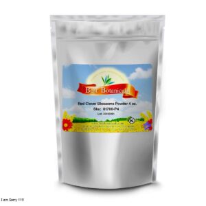 Best Botanicals Red Clover Blossoms Powder 4 oz.