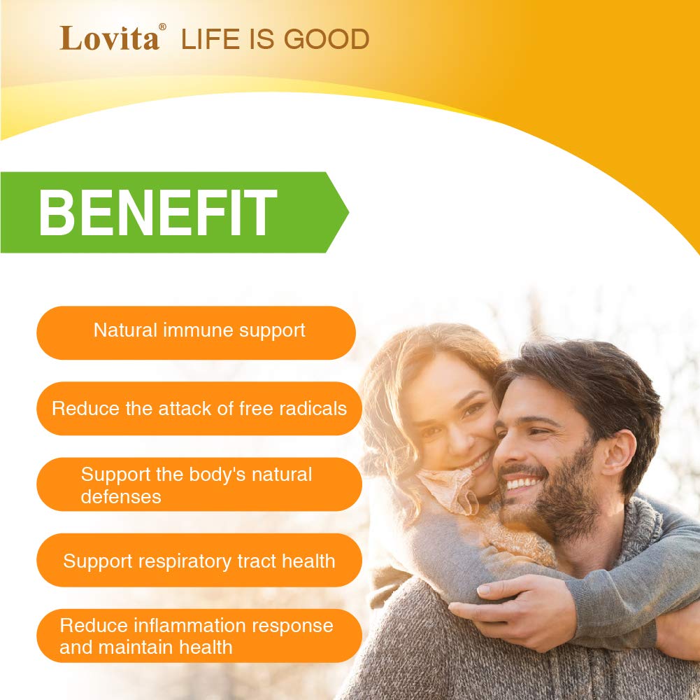 Lovita Bee Propolis Capsule | 4000mg Equivalent | 5:1 Concentration | Natural Propolis Extract | 30 Vegetarian Capsules (1 Months Supply)