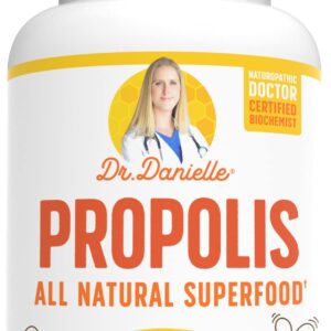 Bee Propolis from Dr. Danielle, Best Bee Propolis Supplement, 500mg 120 Capsules