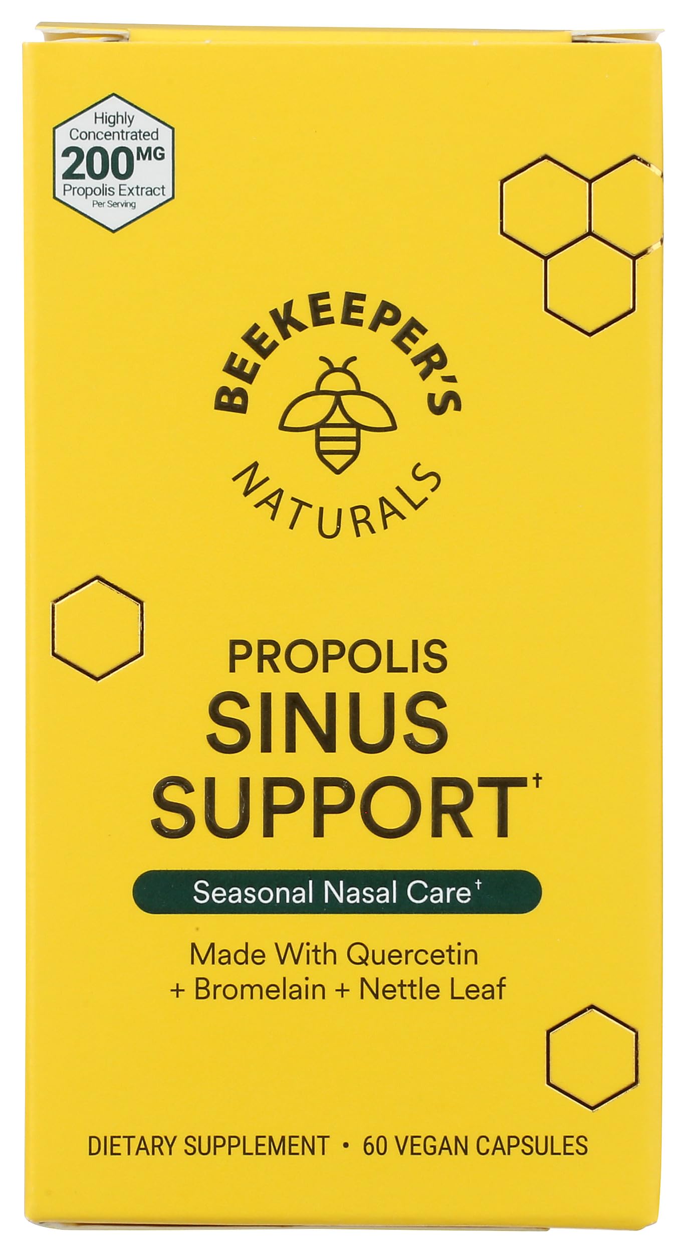 Beekeepers Naturals Propolis Sinus Support, 60 CT